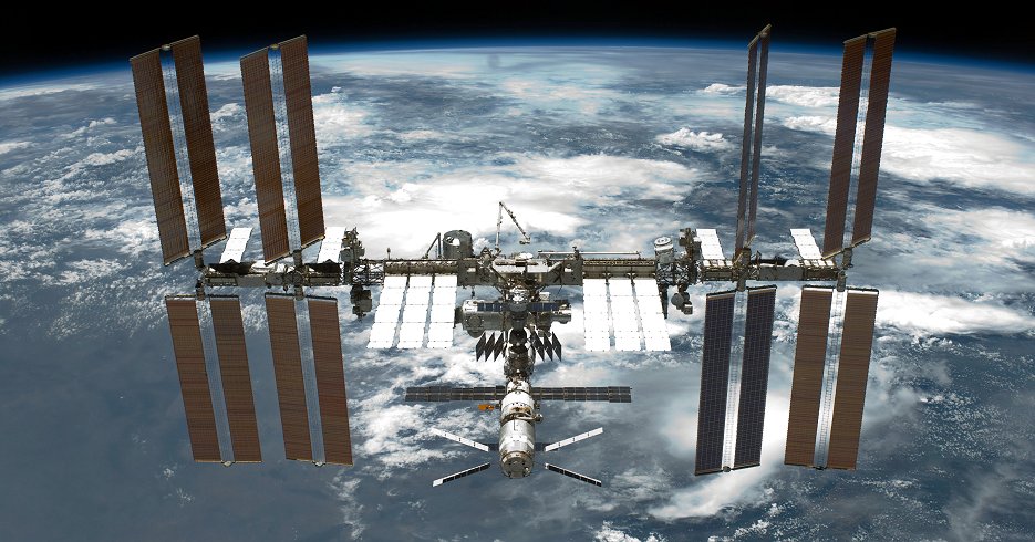 国際宇宙ステーション（ISS）（NASA提供）
