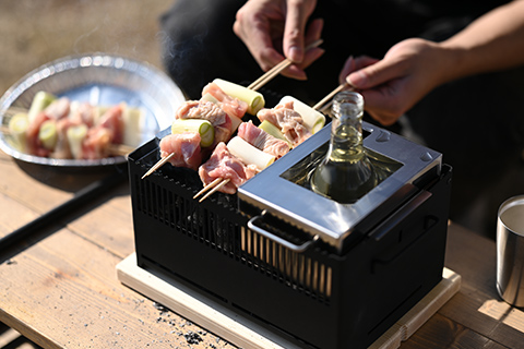 オールインワン炭火焼「+Base」