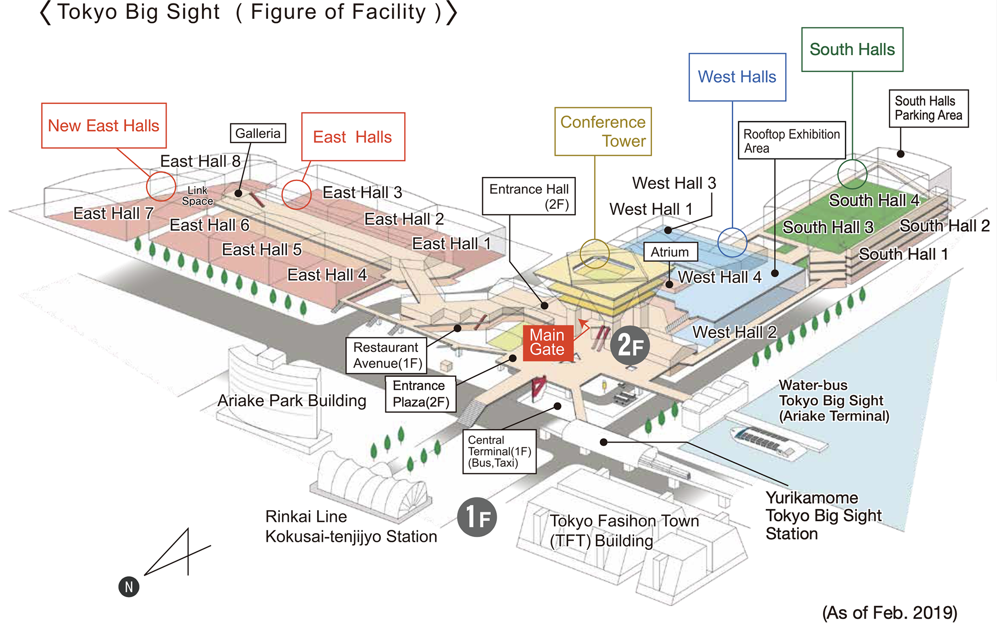 Tokyo Big Sight ( Figure of Facility )