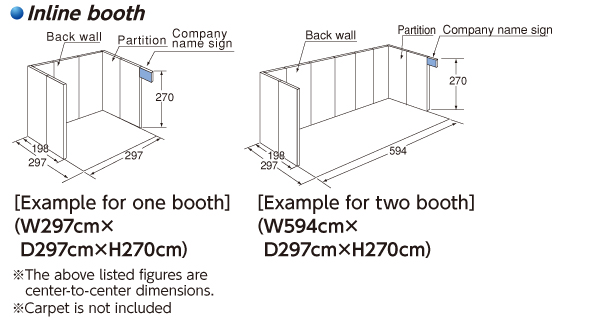 inline booth layout