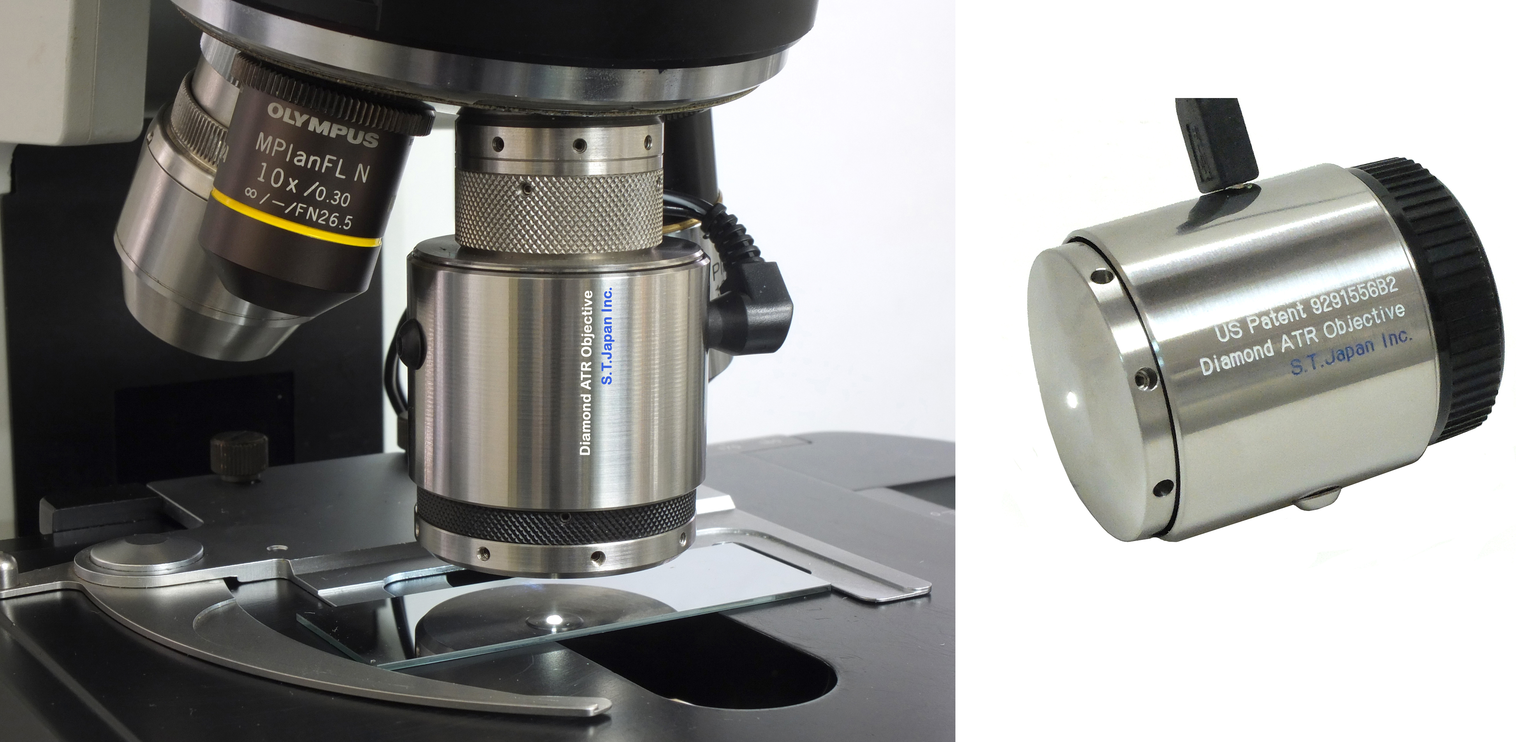 中赤外顕微鏡用高機能ダイヤモンドＡＴＲ対物鏡
